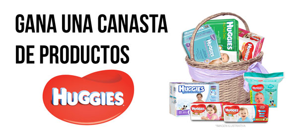 canasta de productos Huggies